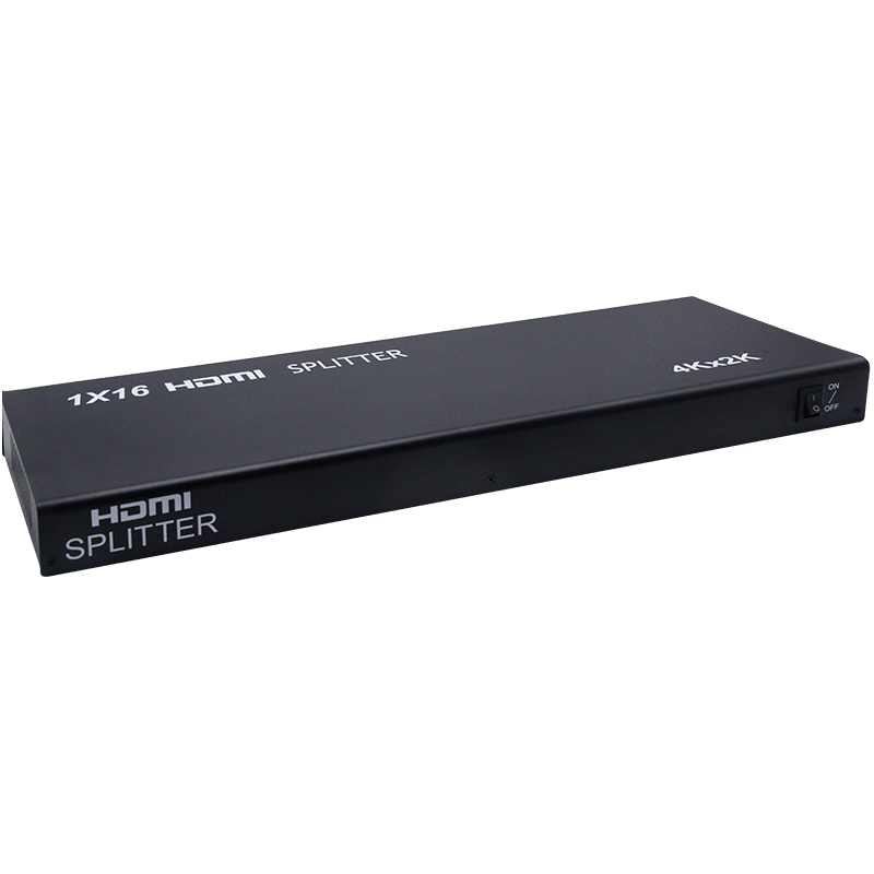 16 Ports HDMI Spliter Hdcp 2.2 for TV Stores Exhibition Hall Bars KTV HDMI Splitter 1X16