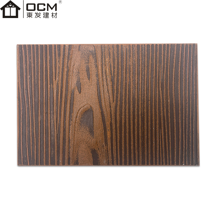 Lap Side Wood Grain Fiber Cement Board Decorative Exterior Cement Board