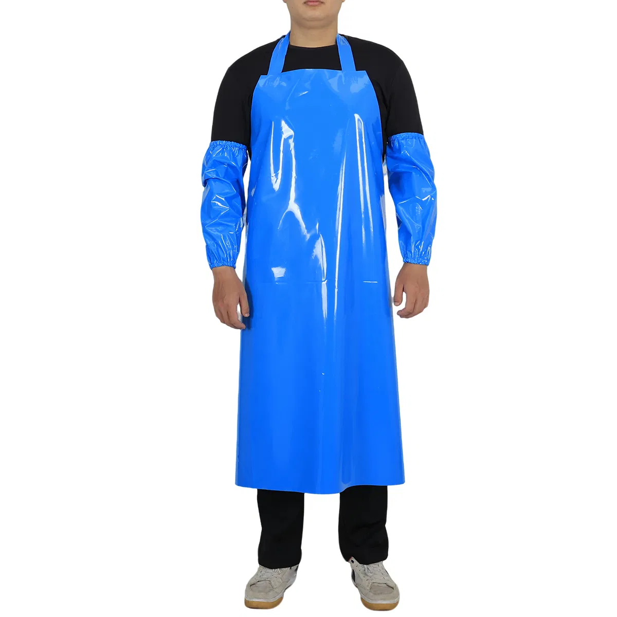 Food Processing Industry Heavy Duty Durable PVC/TPU Chemical Resistant Apron Waterproof Rubber Apron