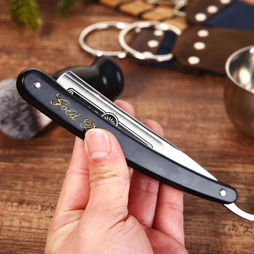 OEM Folding Stainless Steel Face Shaver Straight Razor Knife