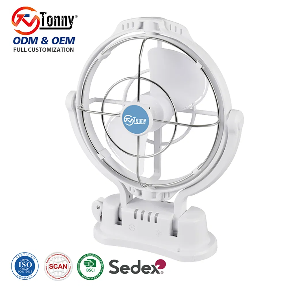 Компактный морской вентилятор 7 дюймов 12В/24В