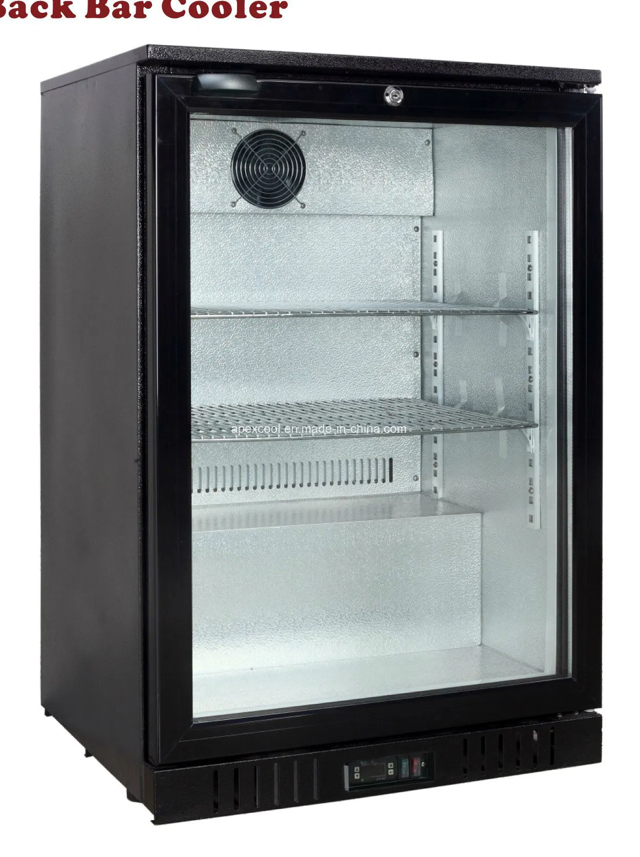 Single Glass Door Back Bar Cooler
