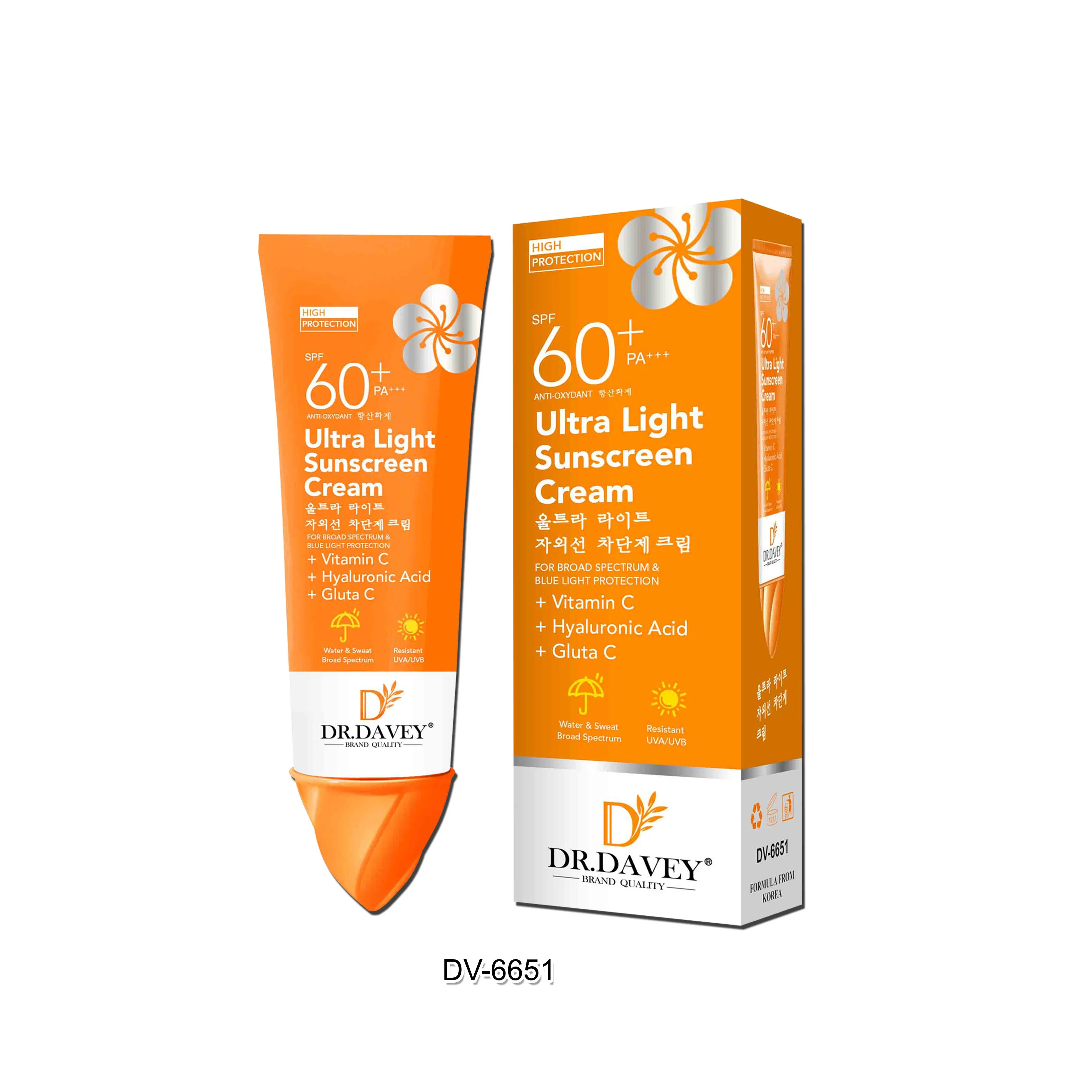 Dr. Davey Fast Whitening Sun Protection Cream SPF 90 Sunscreen