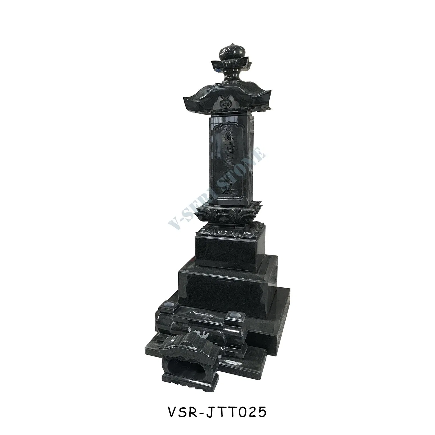 Waterproof India Granite Grey Marble Cremation Headstones for Funeral