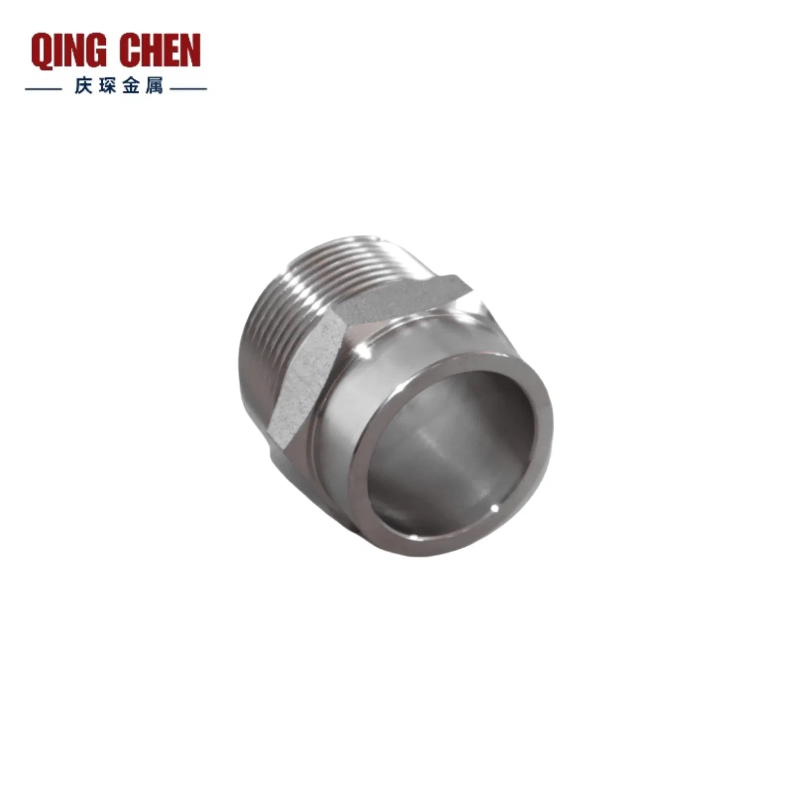 Premium Stainless Steel Hexagon Nipple for Pipe Connections