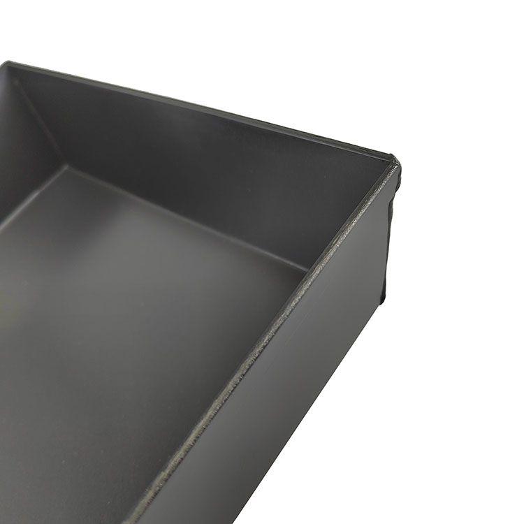 Custom Handmade Non Stick Aluminium Rectangular Detroit Style Pizza Pan Pizza Baking Tray Deep Dish Baking Pan for Oven