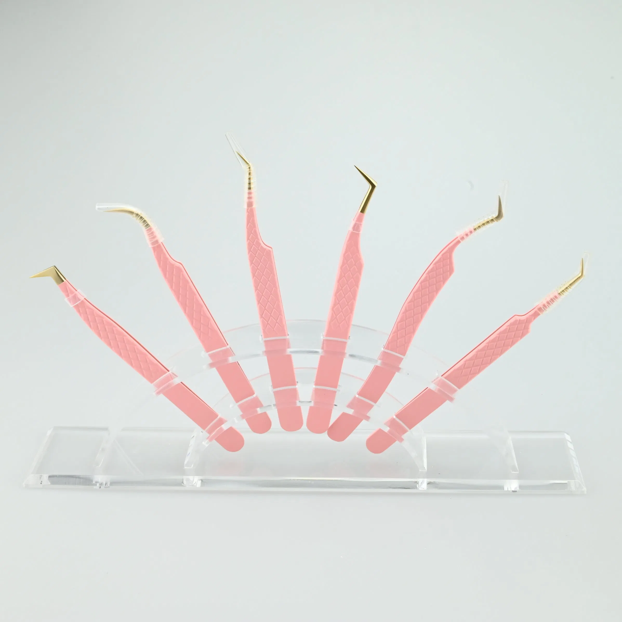 Mt Lashes Professional Tweezers OEM Wholesale Salon Eyelash Extension Eyebrows Lash Clip Applicator Tweezer