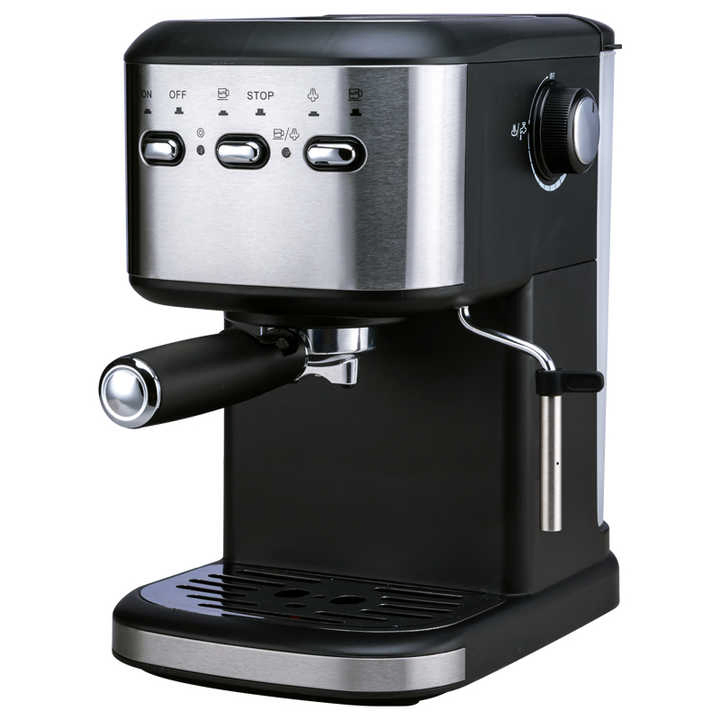 New Ss 850W Manual Coffee Maker, 20 Bar with Overheating and Over Pressure Protected Device