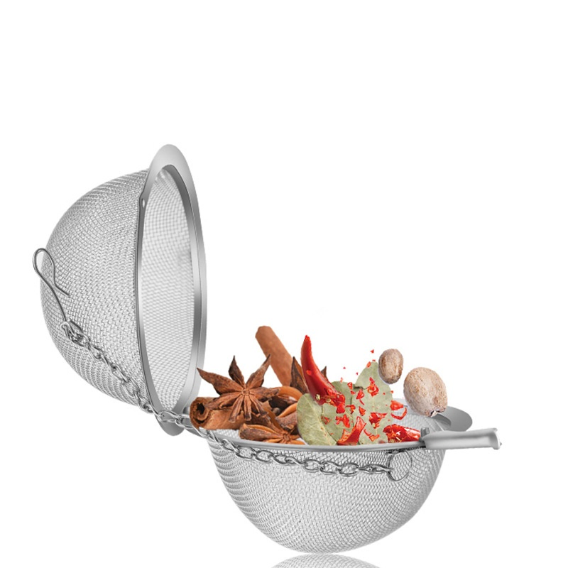 Stainless Steel Seasoning Balls Flower Tea Strainers Marinade Filter Seasoning Balls