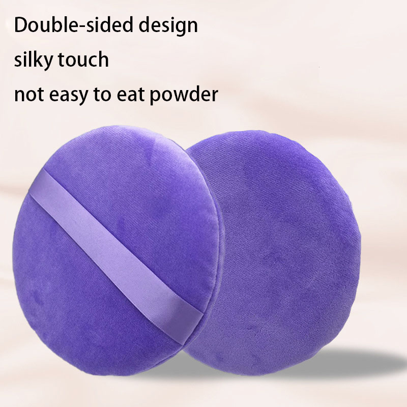 15cm Super Large Powder Air Cushion Short Velvet Round Flocking Fixing Bath Makeup Powder Puff