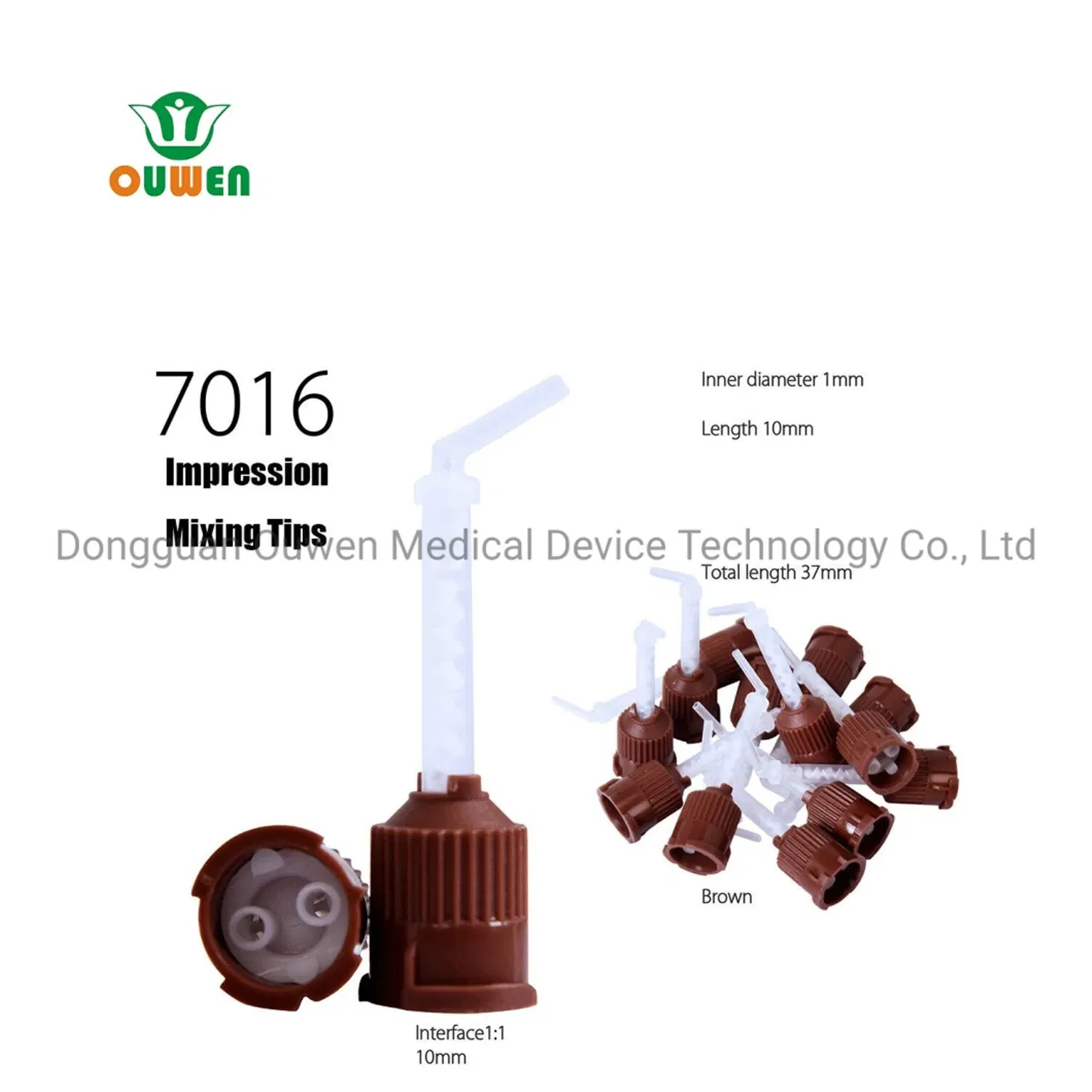 Impression Materials Lab Denture Laboratory Disposable Silicone Dental Mixing Tips