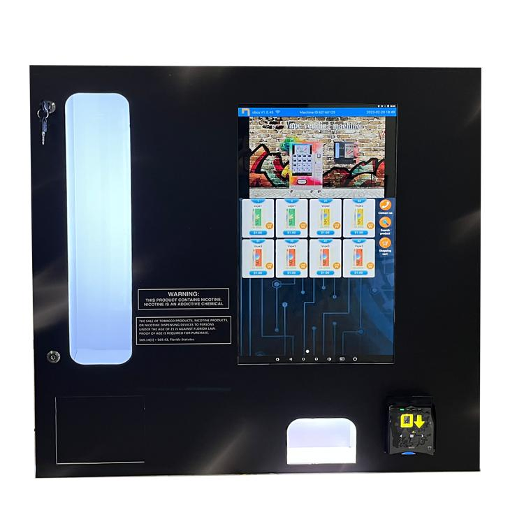 Weimi Mini Wall Mounted Smart Vape Vending Machine with ID Age Verifier Card Reader for Tampon Napkins
