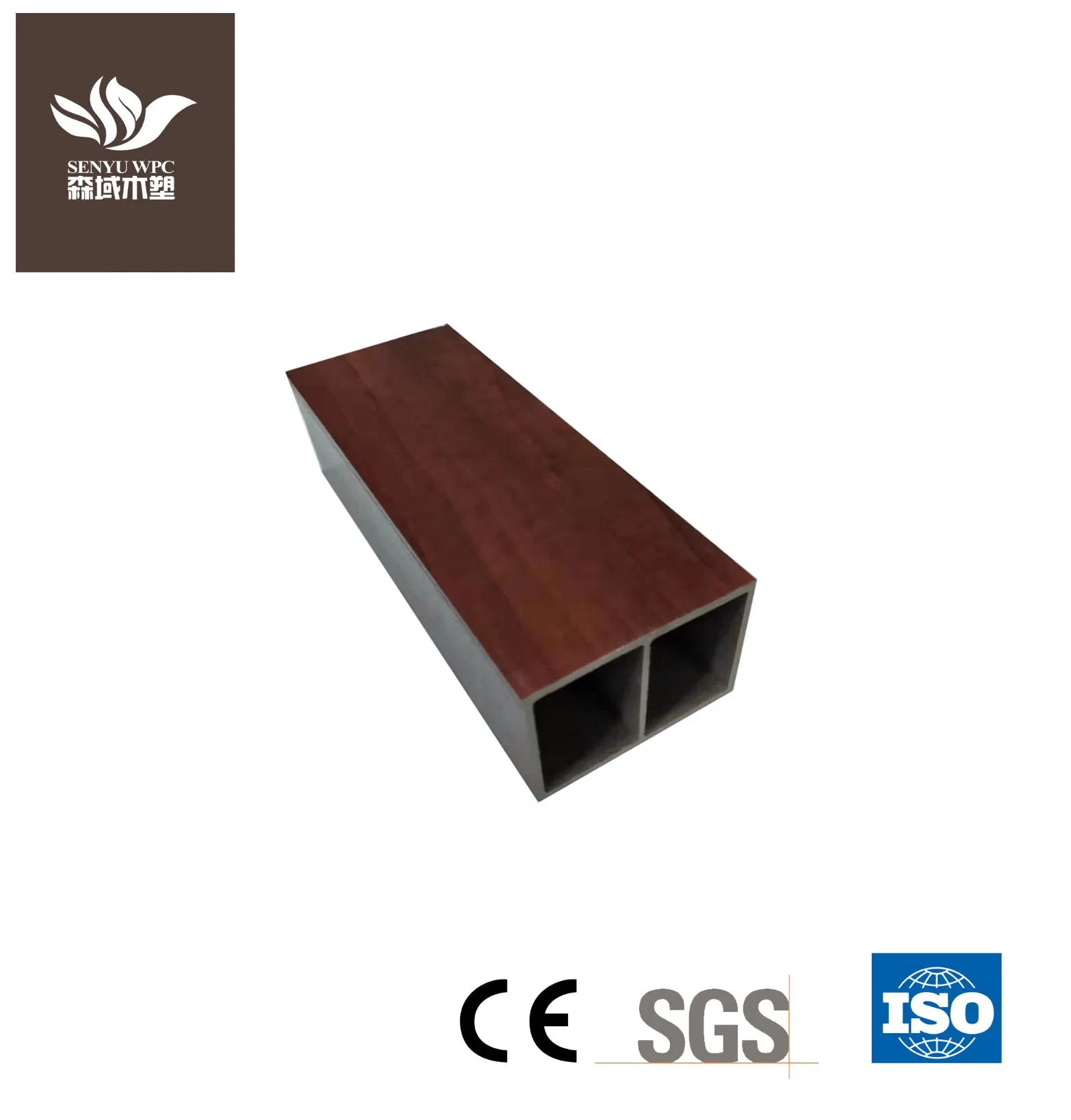 WPC Wood Plastic Composite PVC Decoration Material Ceiling for Indoor 70X50