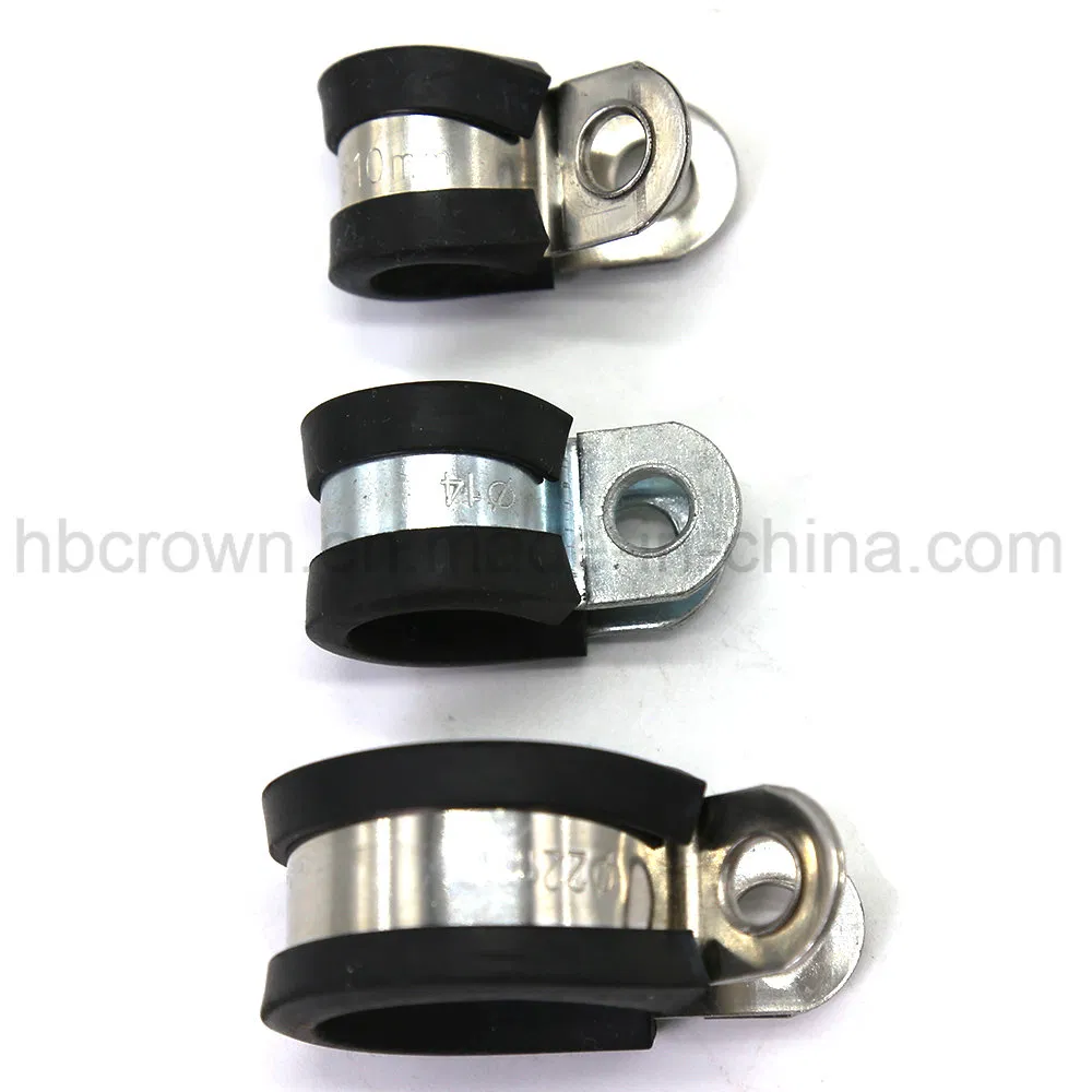 Factory Supply Rubber Lined Pipe Clamp
