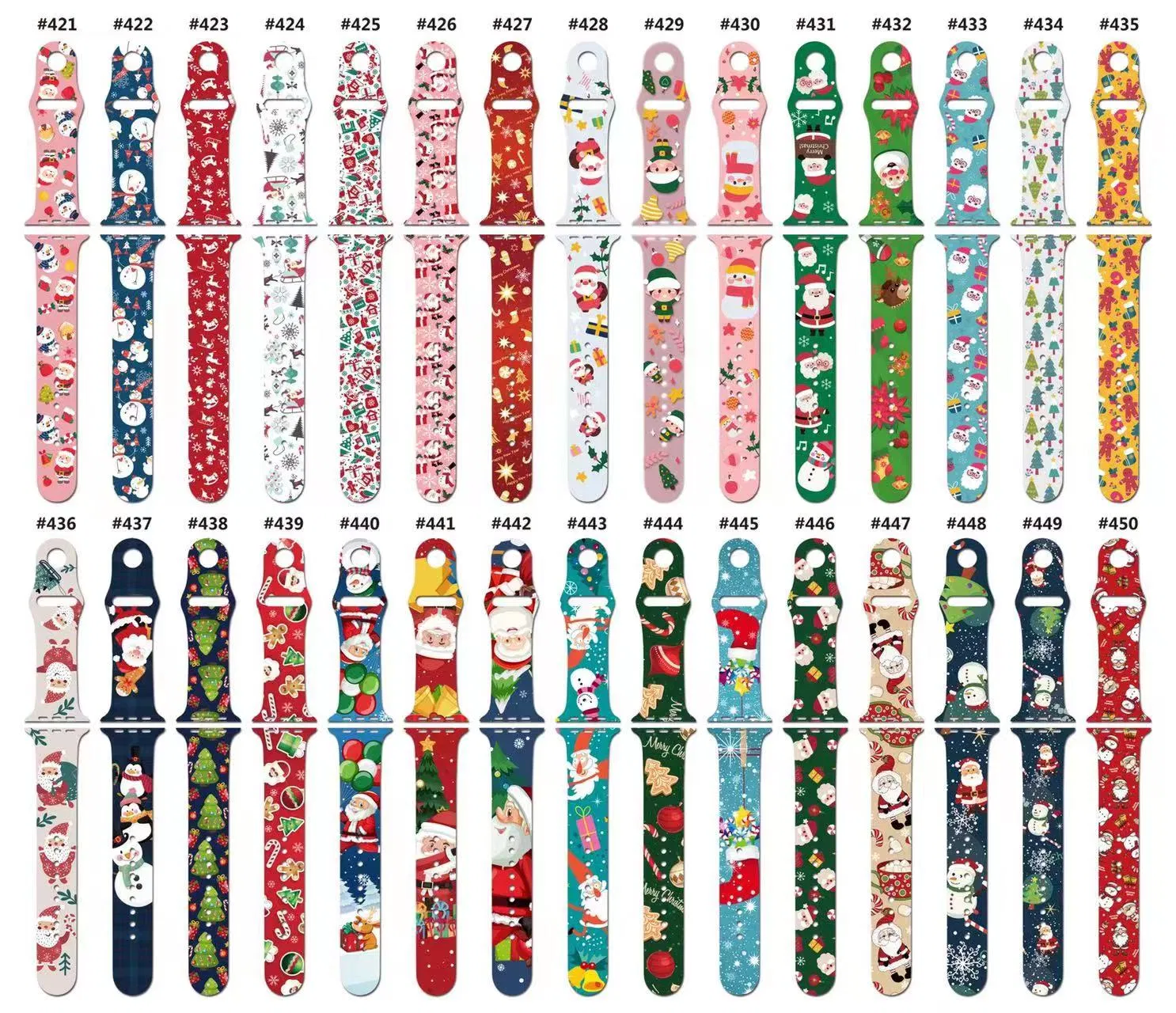 Flower Plant Pattern Watch Strap for Apple Watch Ultra iWatch 38mm 40mm 42mm 45mm 49mm