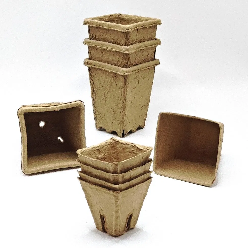 Биоразлагаемые горшки для рассады для крыш и балконов