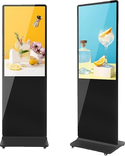LCD Floor Standing Indoor Vertical Totem Advertising Commercial Digital Signage and Display Video Player