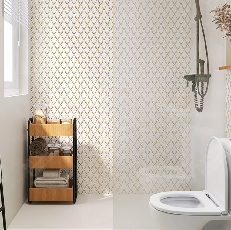 Gold Decor Ceramica Marble Glaze Polish Porcelain Floor Wall Ceramic Tile