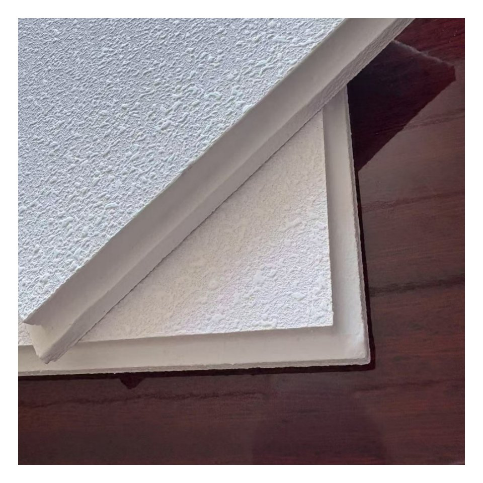 Fiberglass Acoustic Ceiling 595*595mm Fireproof Panel