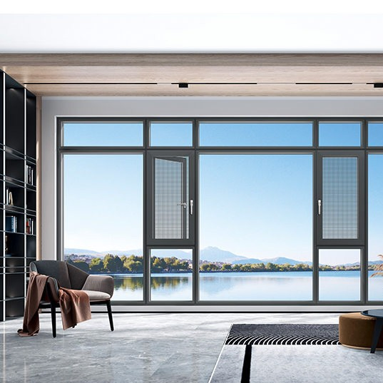 Aluminium Window Handle Hardware Machnism Lock Handle with Key New Type