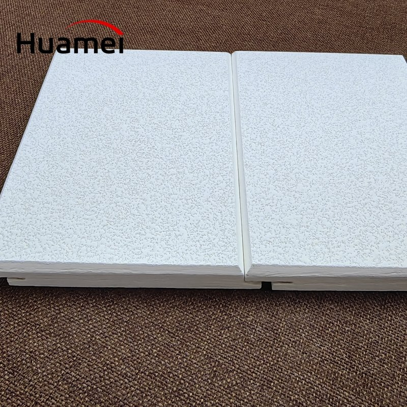 Fiberglass Acoustic Ceiling Panel Class a Fireproof Ceiling Tiles for Theater