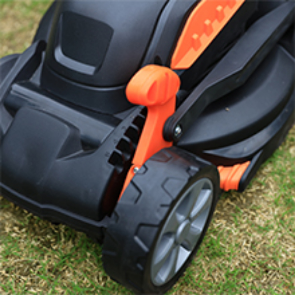 Yard Force 20V 33cm Cordless Lawnmower with 5.0ah Lithium-Ion Battery & Quick Charger - Lm C33