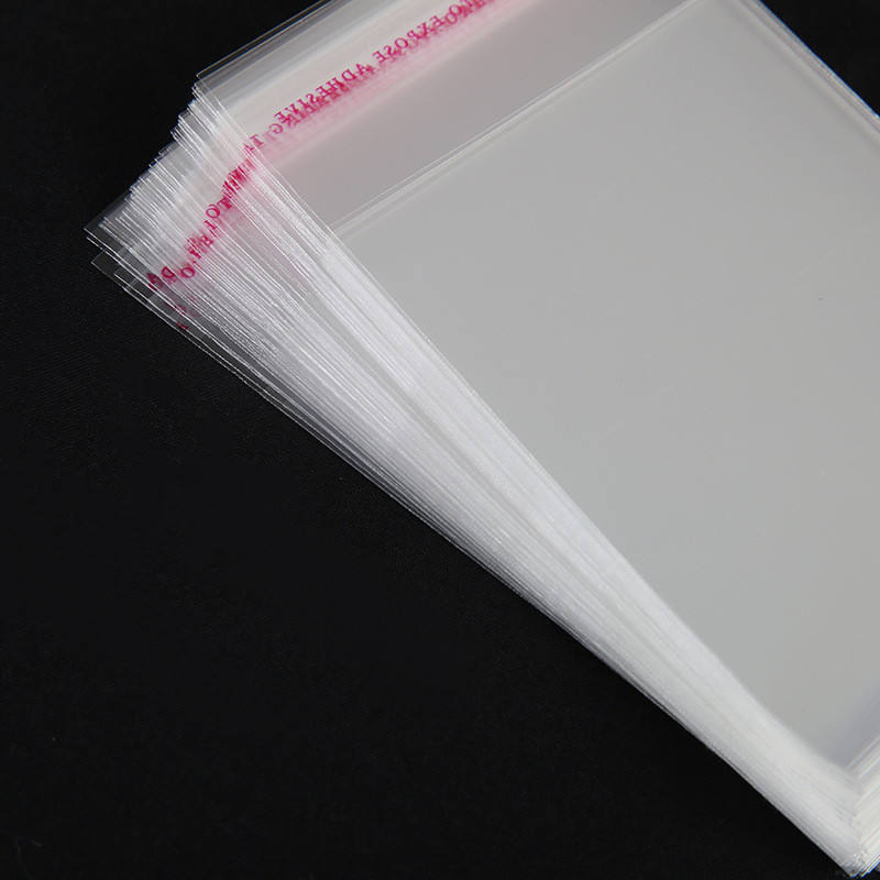 Custom or Clear Plastic Packaging Bag Gift Candy Bag with Ribbon for Party