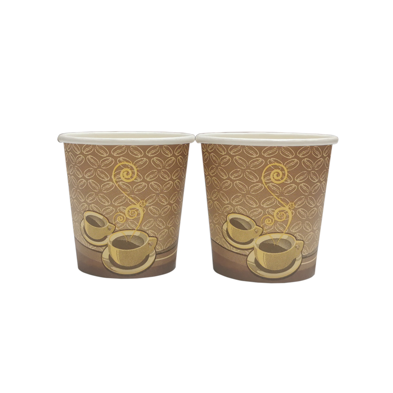 Одноразовые бумажные стаканчики из дерева 4 унции