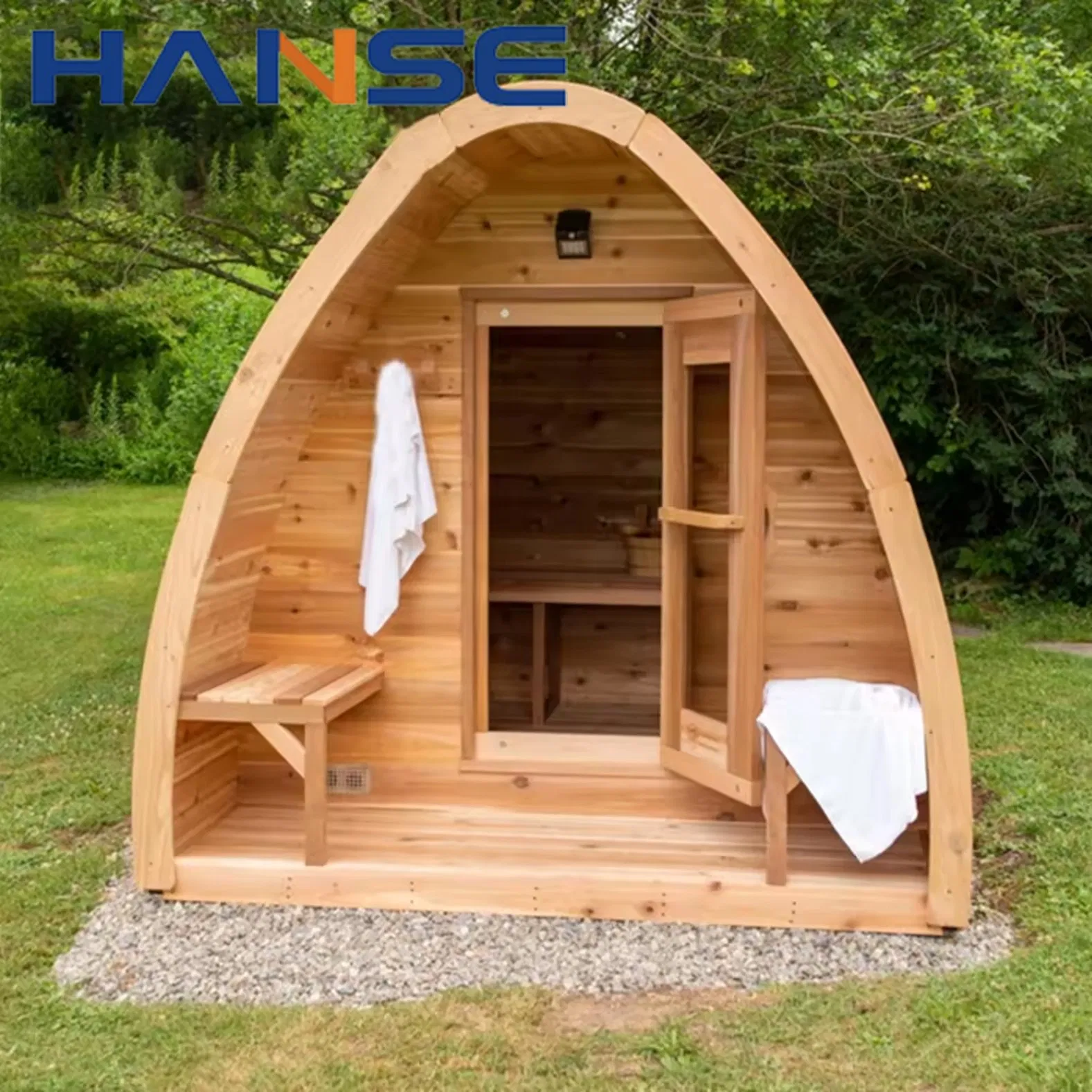 Индивидуальная сауна из финской сосны для улицы