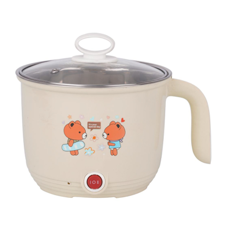 Consumer Electronics Cooking Pot 500W Frying Pan Multifunctional Nonstick Pan 1.2L Portable Electric Noodle Shabu Pot Electric Cooker