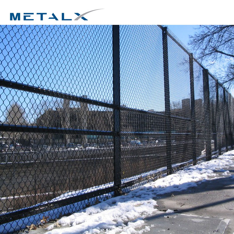 Hotsale Price 6 Feet High 50 Feet Long 12 Gauge Sq Foot Black Chain Link Fence for Sale