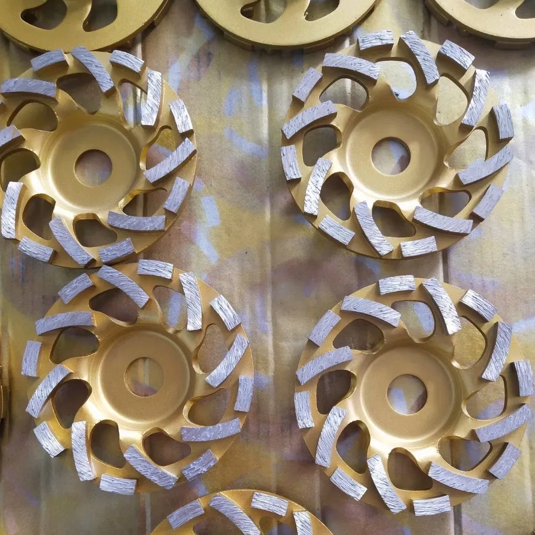 Floor Grinder Wheels with 24 Segments Concrete Grinding Wheel Abrasive Diamond Tool (JOY-CW-T24)