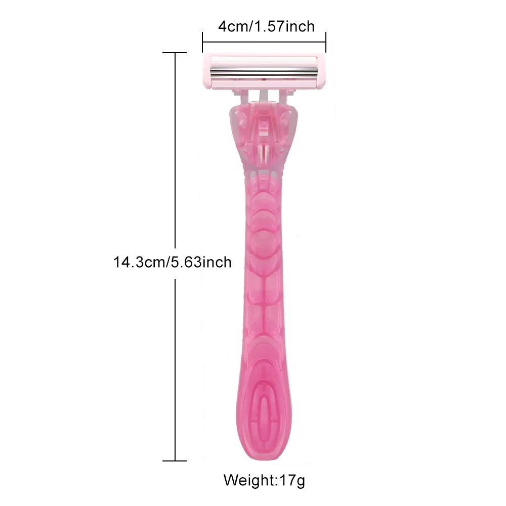 High Quality Triple Blades Women System Razor Face and Body Shaving Tool
