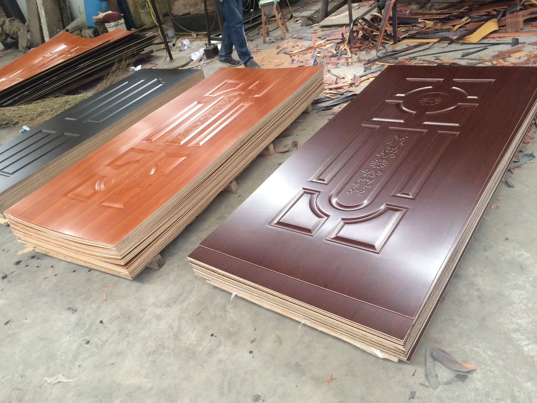 Melamine HDF Moulded Door Skin Deep Mould Type