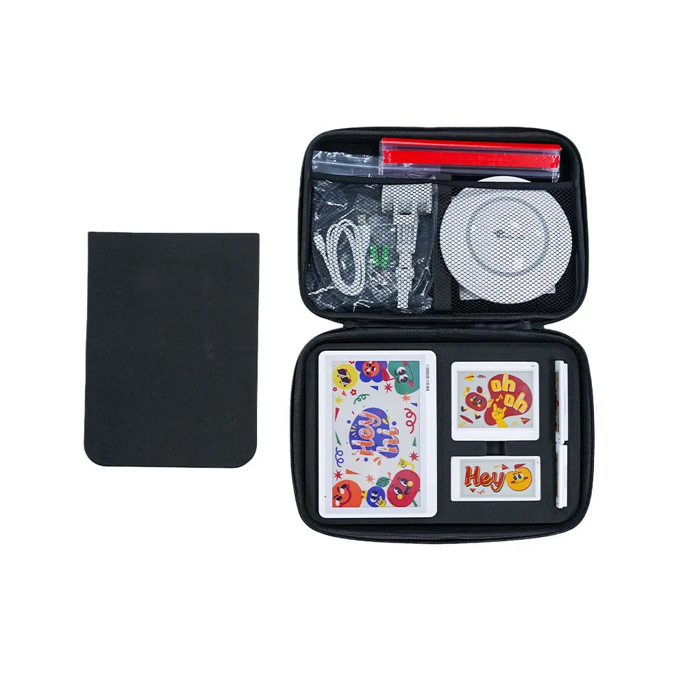 Asktag 5PCS Epaper Label BLE5.0 Electronic Shelf Label Kit Eink Display ESL Price Tag Package Retail Shop ESL Label Demo Kit Crash Prevention