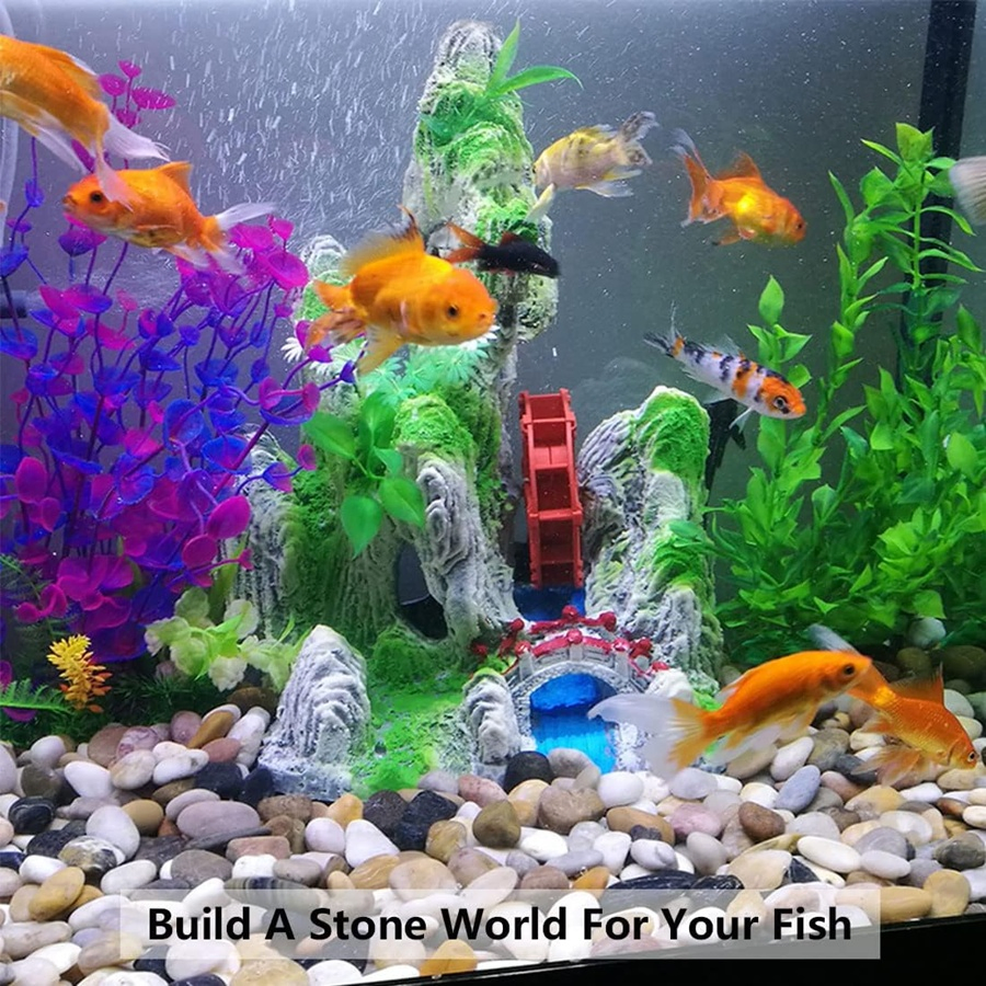 1-3cm White Natural River Rocks Ideal for Fish Tank & Vases & Crafting White