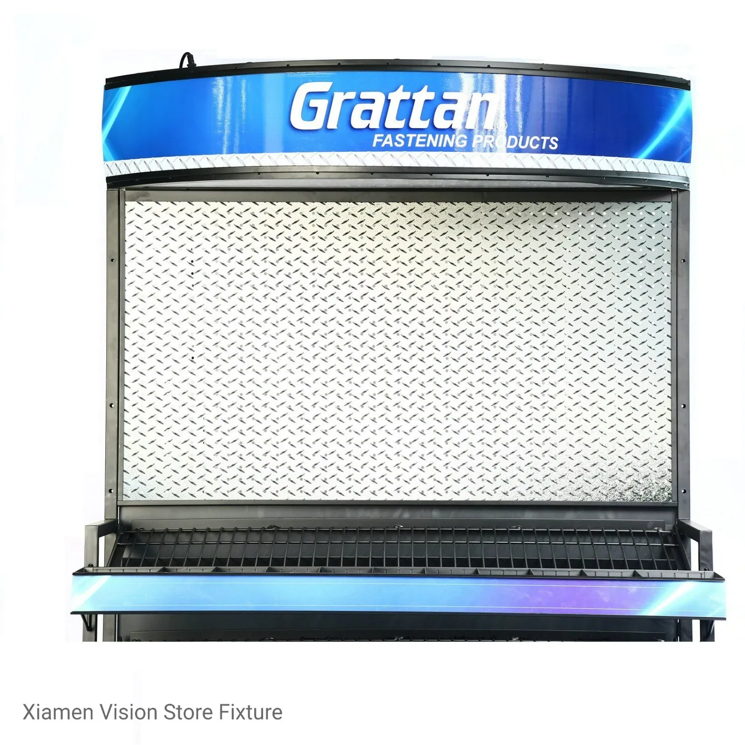 Factory Customized Display Rack Wire Shelf Divided Storage Tray Store Fixture Display Stand