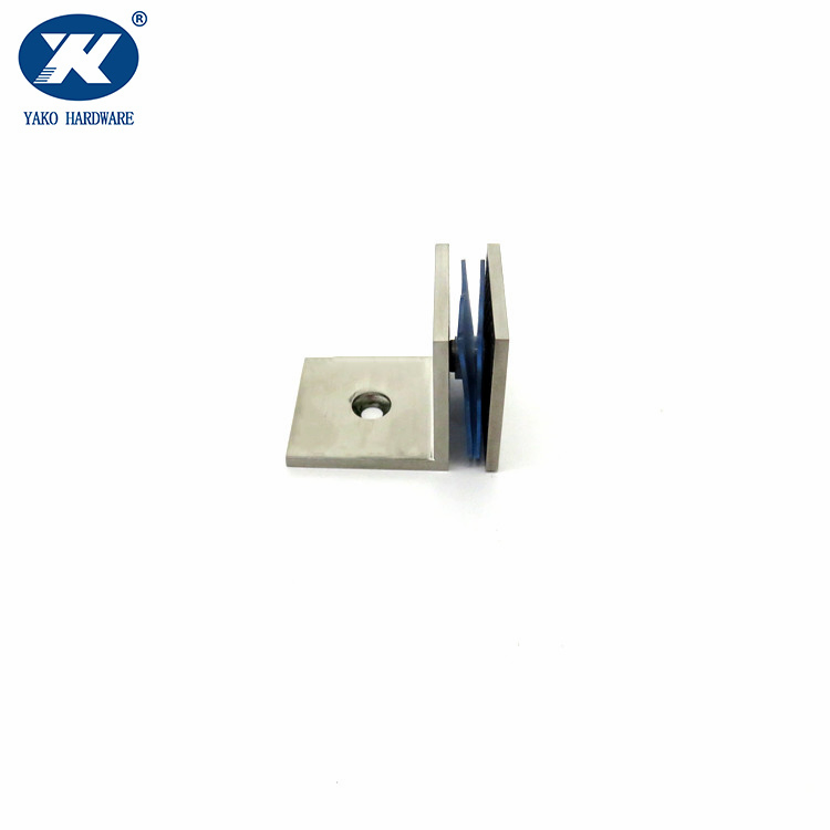 Stainless Steel Shower Glass Clip Wall to Glass Clamp Bathroom Connecting Accessories