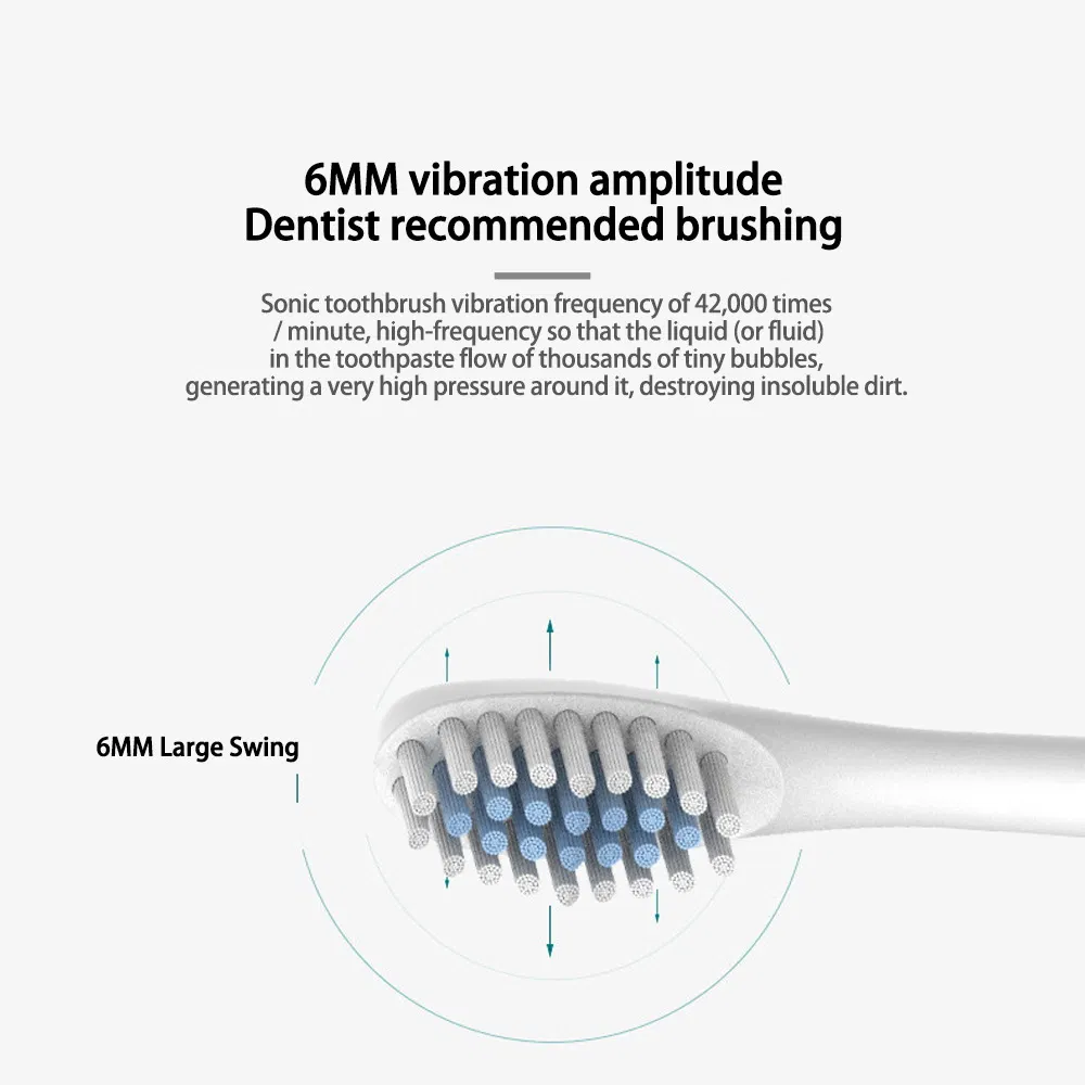 Soft Bristles Charging Smart Teeth Cleaning Tool Electric Toothbrush for Adults Couples
