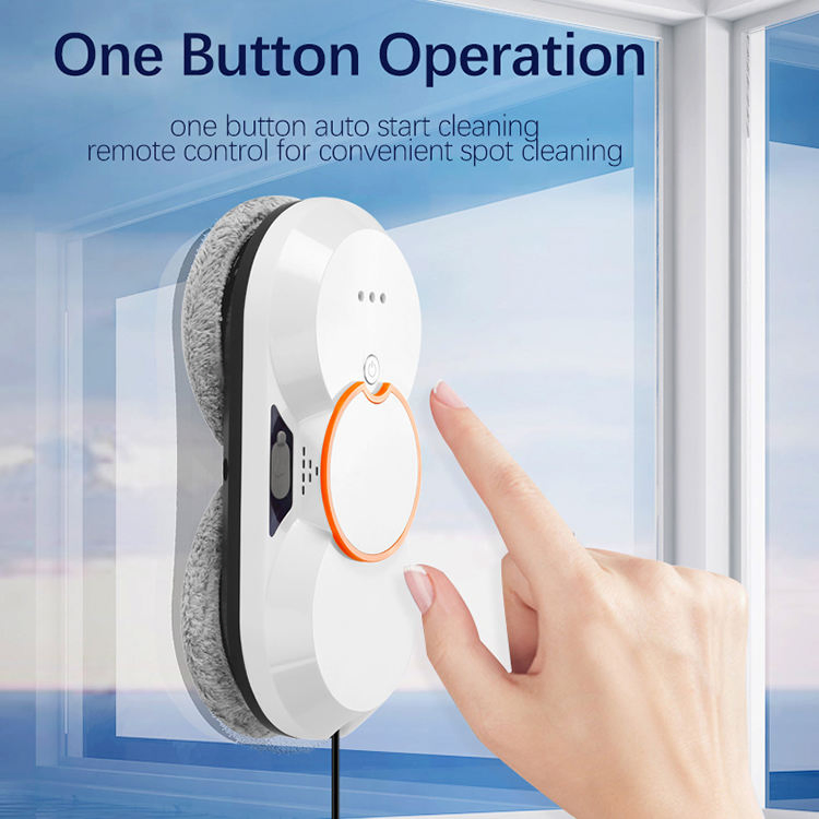 W24D Smart Glass Cleaning Robot Automatically Water Spray Robot Window Cleaner