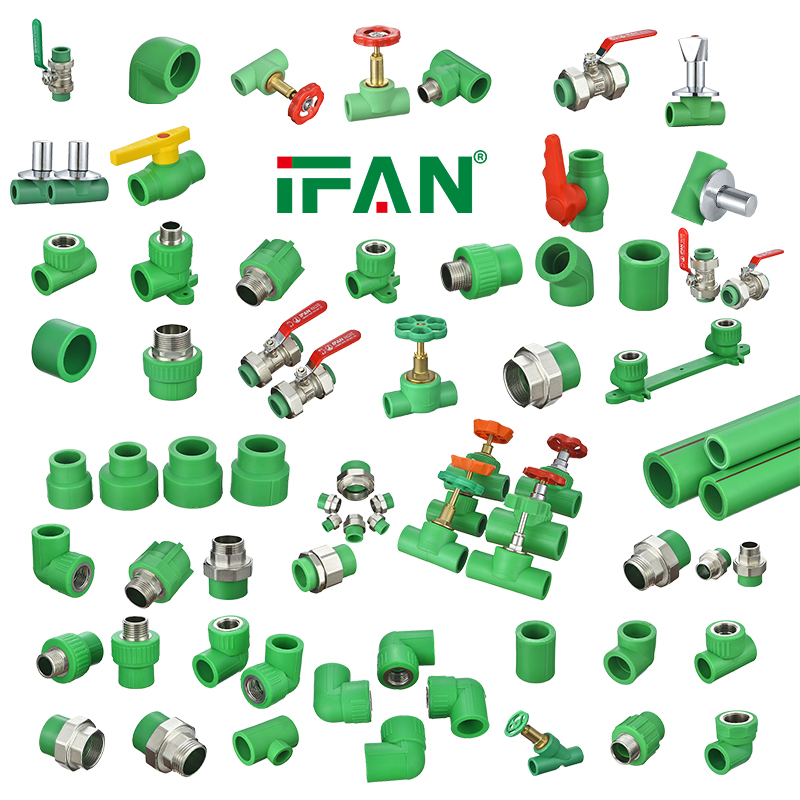 Ifan Wholesale Green PPR Fittings with Free Sample