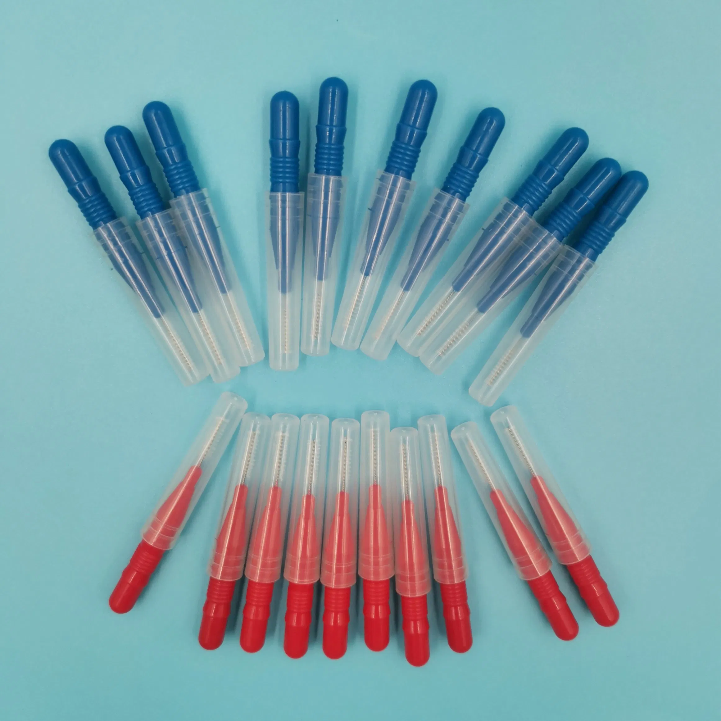 Портативная зубная щетка-ершик для чистки межзубных промежутков