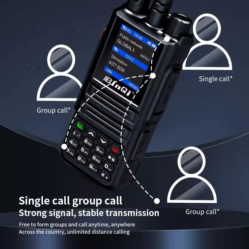 Портативная рация Binqi BQ-889 4G LTE с дальностью до 100 км