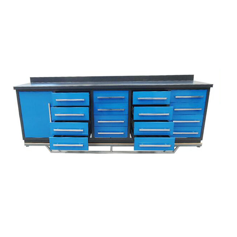 Durable 16 Drawer Tool Cabinet with 1 Cabinet Door