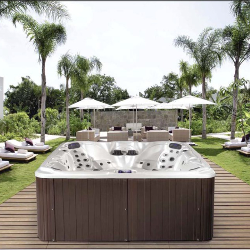 High Quality Large Whirlpool Massage Bathtub USA Balboa 7 Persons Outdoor SPA Hot Tub