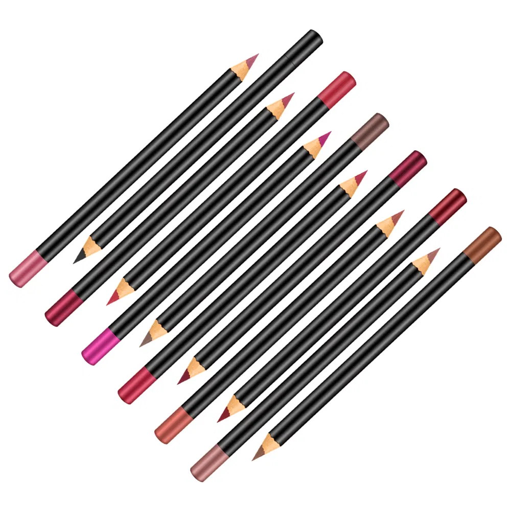 Stock Beauty 12 Color Lipliner Pen Matte Waterproof Lipstick Pen