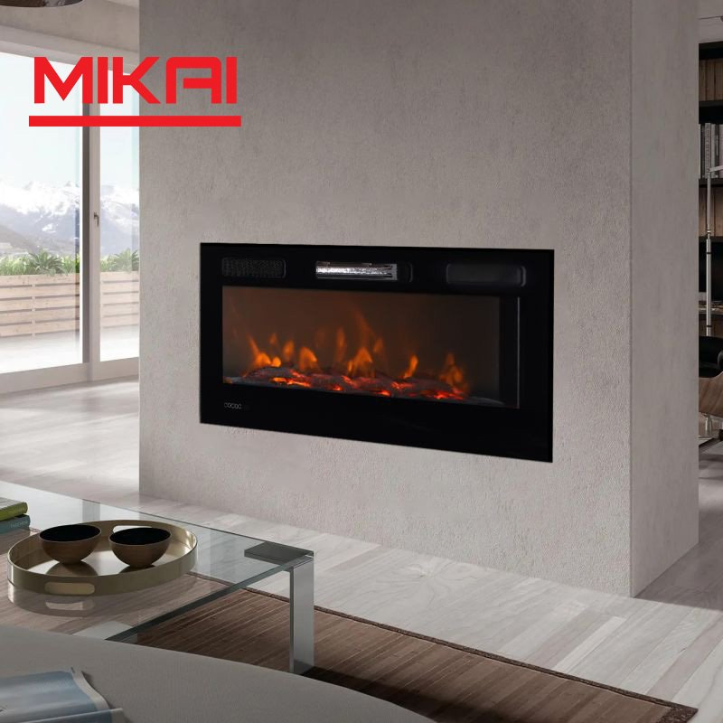 Best Electr Fireplace Decorative 3D Flame Wall Mounted Remote Control Fireplace TV Sand Modern Electric Fireplace