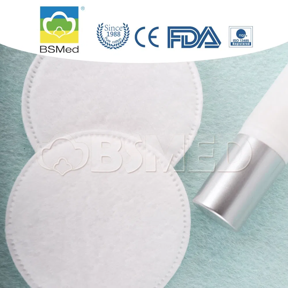 High Quality 100% Pure Cotton Beauty Cotton Pad Square Shape Facial Cotton Pads Makeup Remover