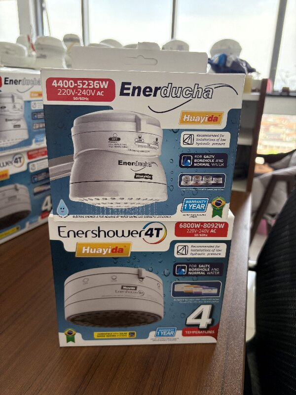 Enershower 3t Shower Head 110V/220V Tankless Instant Electric Water Heater