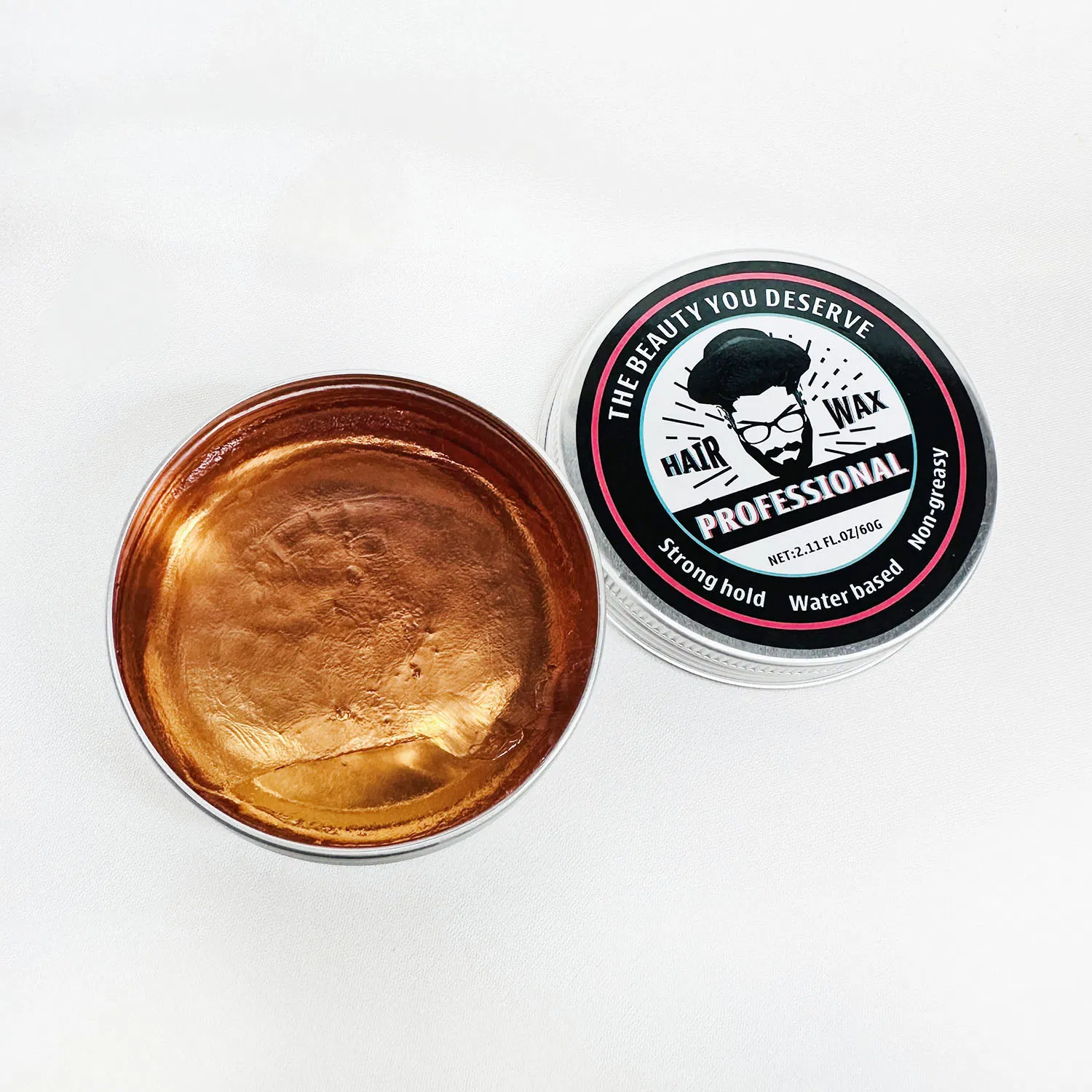 Private Label Strong Hold Long Lasting Men Styling Product 60g Honey Bee Hair Pomade Wax